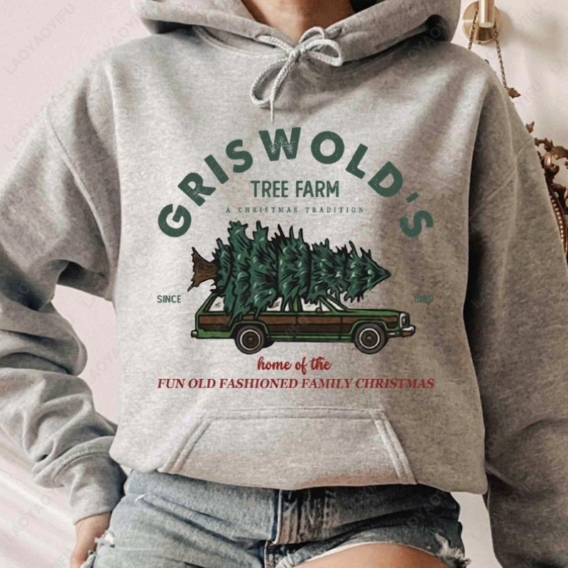 Griswold's Tree Farm Hoodie Fa - Family Tree Print recension och pris
