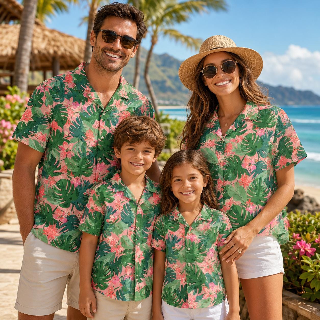 Hawaiian Children's Shirt Plan - Family Tree Print recension och pris
