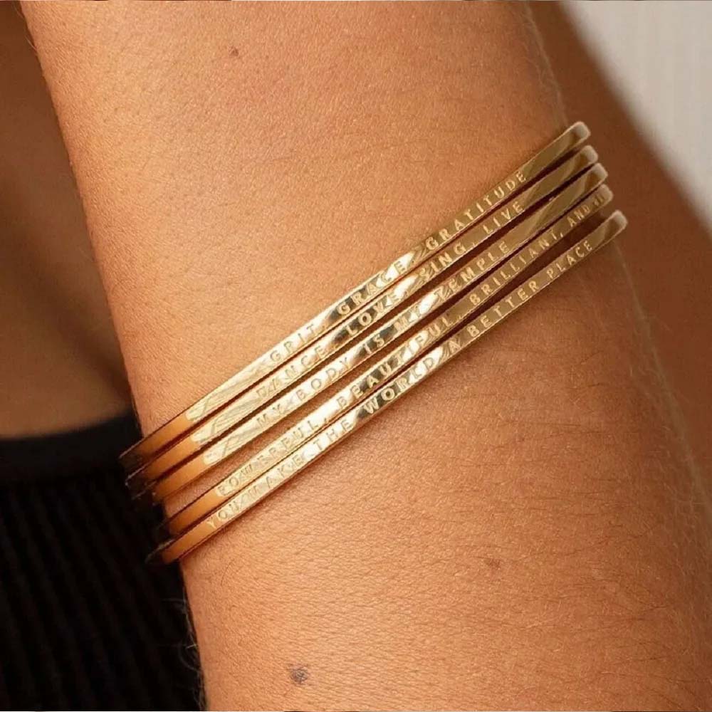 Couple Engrave Name Text Custo - Coordinates Bracelet recension och pris